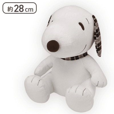 スヌーピー】SNOOPY Lぬいぐるみ“スヌーピー＆オラフ” チェック 