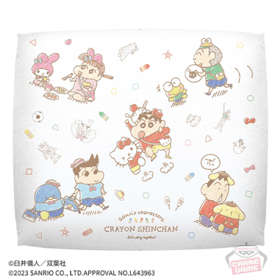 クレヨンしんちゃん×サンリオキャラクターズ プリントクッション