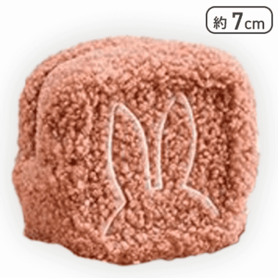 【ミッフィー(ピンク)】ミッフィー もこもこキューブポーチ