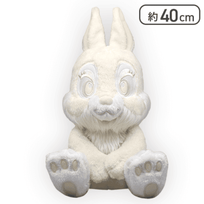 【ミス・バニー】とんすけ＆ミス・バニー 【MD】100thプラチナホワイト超BIGぬいぐるみ