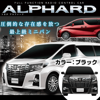 【ブラック】RC TOYOTA ALPHARD 6