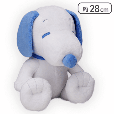 【ブルー】SNOOPY Lぬいぐるみ コールドカラーVer.