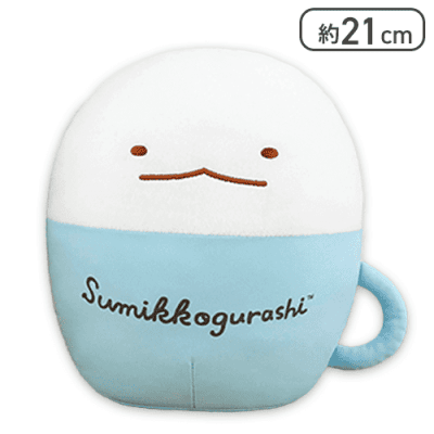 【とかげ】すみっコぐらし ラテアート風ぬいぐるみBIG