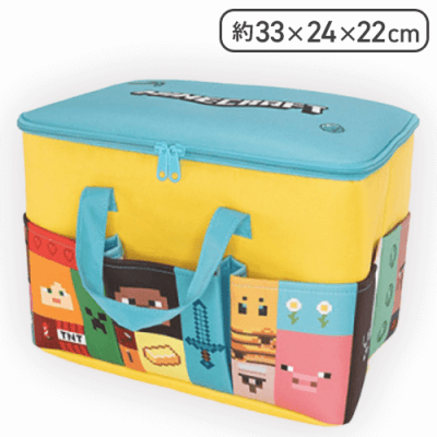 【ダイヤモンド】マインクラフト 大きなポッケ付きバスケット2