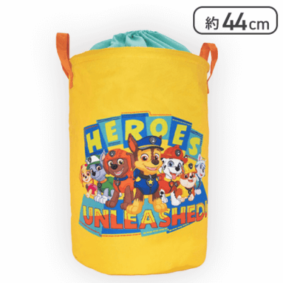 【イエロー】パウ・パトロール お片付けバッグ