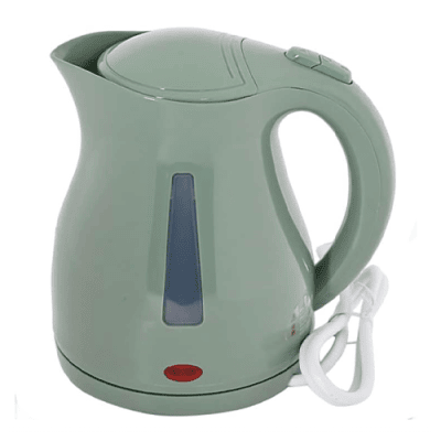 ワンプッシュオープン電気ケトル カーキ1.2L