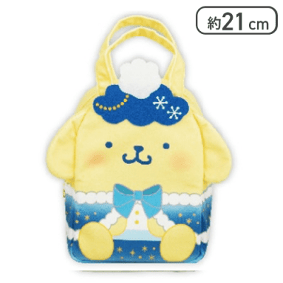 【ポムポムプリン】サンリオキャラクターズ スノーブライトふわふわバッグ2