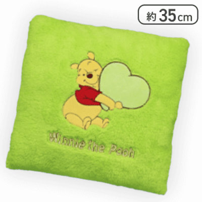 【グリーン】くまのプーさん 【FDM】カラフルバルーン BIGクッション