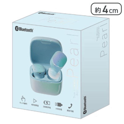 【スカイブルー】TWSイヤホンPearl
