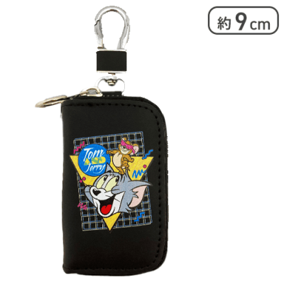 【ブラック】トム&ジェリーｶﾗﾋﾞﾅ付PUミニケース2