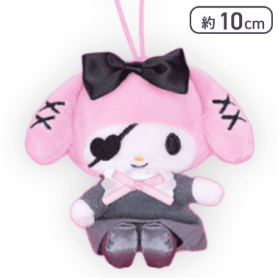 【マイメロディ】マイメロディ・クロミ ハートの眼帯マスコット