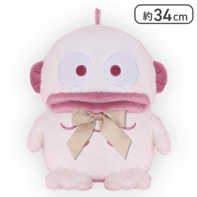 ハンギョドン ミルキーホワイトBIGぬいぐるみ-モーヴカラー-