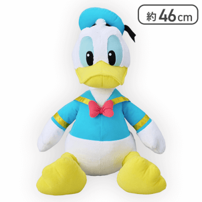 ドナルドダック スーパーラージぬいぐるみ レトロVer.