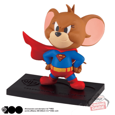 【ジェリー】トムとジェリー フィギュアコレクション 〜Tom and Jerry as SUPERMAN〜WB100周年ver.