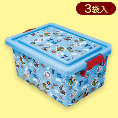 【ブルー】きかんしゃトーマスミニバケツコンテナBOXver※賞味期限:2024/05/06