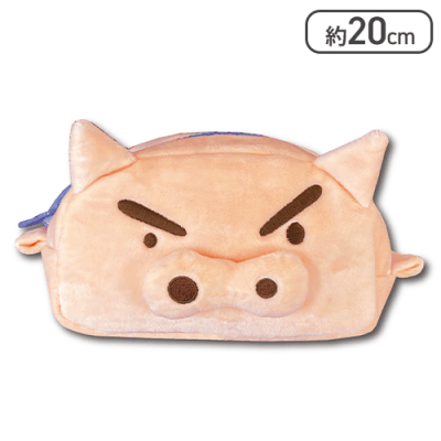 ぶりぶりざえもん】クレヨンしんちゃん メガジップポーチ