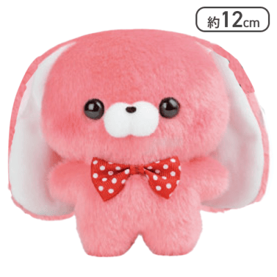 【たれうさ(（あか）】すくっとたっちさん ぬいぐるみ〜おしおしからー〜		