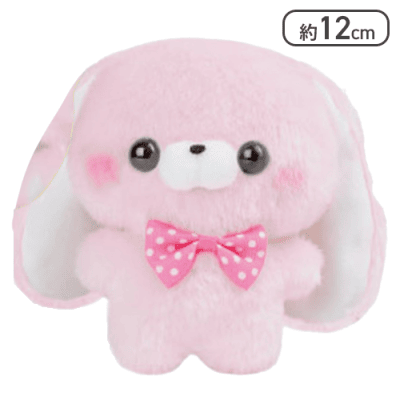 【たれうささん(うすぴんく)】すくっとたっちさん ぬいぐるみ〜おしおしからー〜		