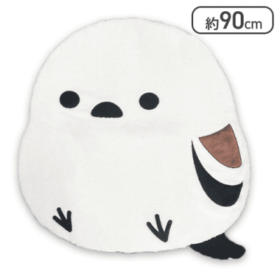 シマエナガ ダイカット BIG フロアマット