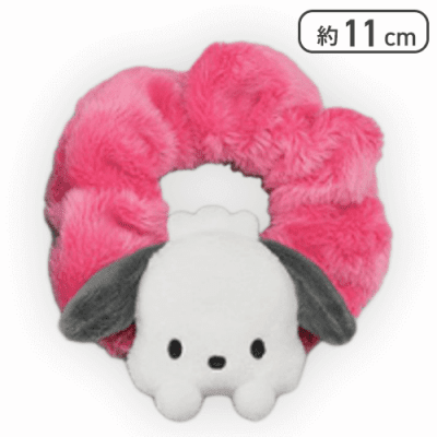 【ピンク】ポチャッコ ぴょこきゅんカラフルシュシュ-ポチャッコ-