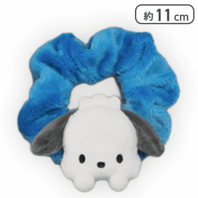 【ブルー】ポチャッコ ぴょこきゅんカラフルシュシュ-ポチャッコ-