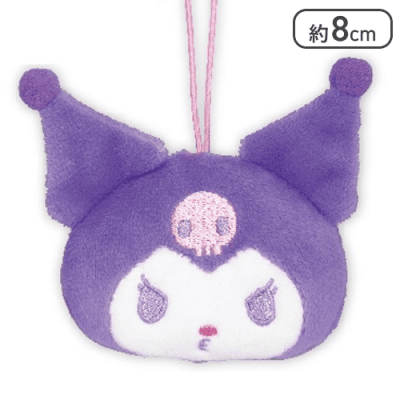 【クロミ】サンリオキャラクターズ 顔デカマスコット1