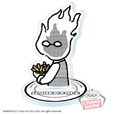 入荷now 買えない グリルビー】UNDERTALE スタンド付きアクリルプレート-FOOD キッチン家電