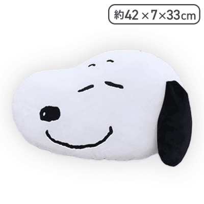 スヌーピー】SNOOPY プレミアムフェイスクッション“スヌーピー＆オラフ