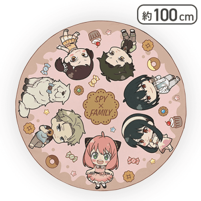 「SPY×FAMILY」 プレミアムサークルタオル-おやつタイム♪-