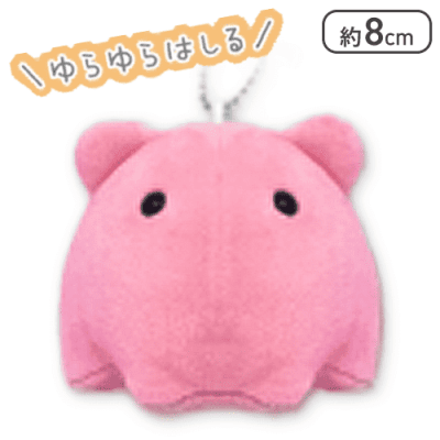 【ピンク】めんだこプルバックカーマスコット