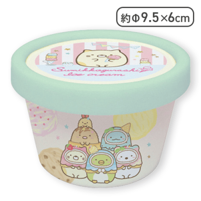 【ねこ】サンリオ&すみっコぐらし アイスカップ型小物入れ