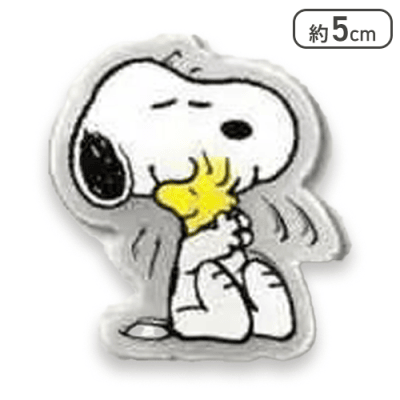 【C(目閉じ)】スヌーピー アクリルクリップ2