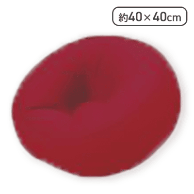 【レッド】KELLYラウンドクッション3