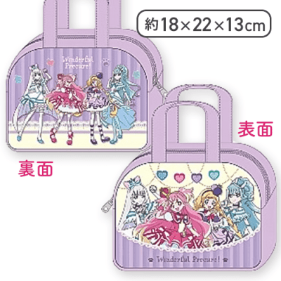 【パープル(4人)】わんだふるプリキュア！ キャラコロバッグワイド