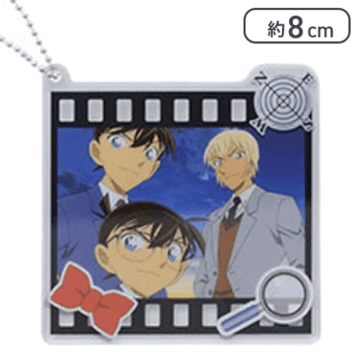 【コナン＆新一＆安室透】名探偵コナン スクエアアクリルキーチェーン