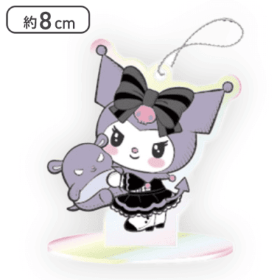 【クロミ ゴシック】マイメロディ・クロミ　クリアスタンド　オーロラVer.