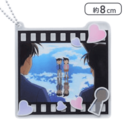 【新一＆蘭(幼少期)】名探偵コナン スクエアアクリルキーチェーン