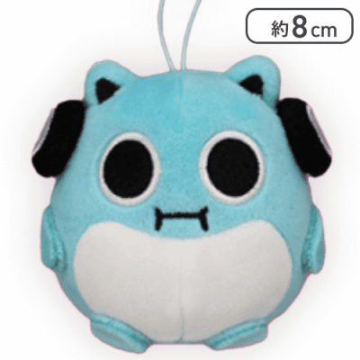 【まがおモグモグ】ブルーハムハム まんまるモグモグマスコット