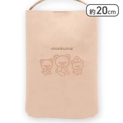 【ピンク】リラックマ NEW BASIC RILAKKUMA レザー風スクエアショルダーバッグ