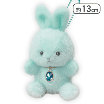 【タンザナイト(12月)】Happy Birthcolor Pastel Rabbit -Oval-