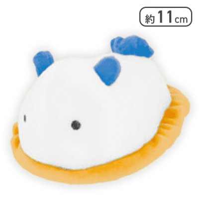 【あわしまおとめ(ホワイト)】うみうしさん むぎゅぬい