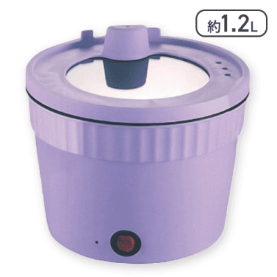 【ライトパープル】即席麺ポット