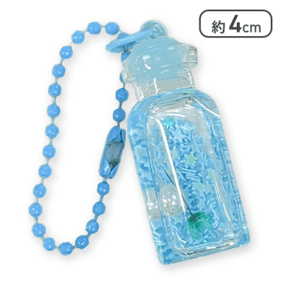 【ブルー】ハーバリウム風フラワーミニボトル