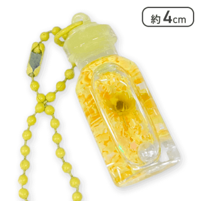 【イエロー】ハーバリウム風フラワーミニボトル