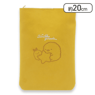 【イエロー】すみっコぐらし 星空さんぽ レザー風スクエアショルダーバッグ