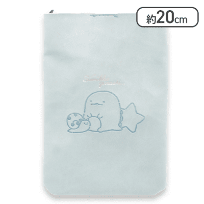 【ブルー】すみっコぐらし 星空さんぽ レザー風スクエアショルダーバッグ