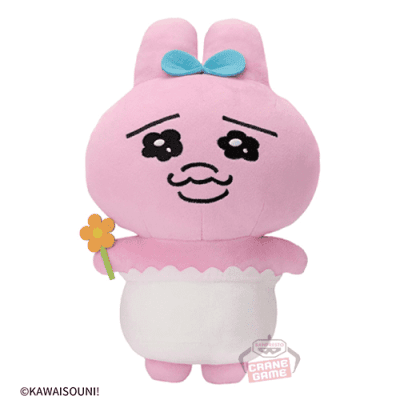 【口閉じ】おぱんちゅうさぎ でっかいぬいぐるみ