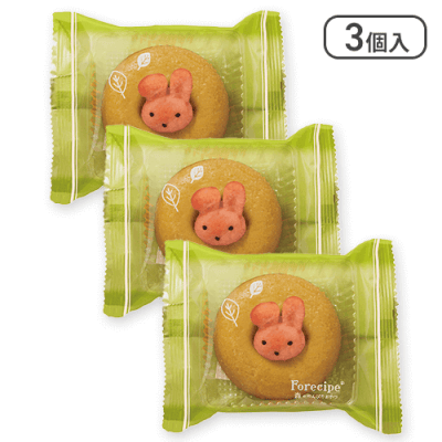 【3個入り】ちいさな森のドーナツ うさぎバナナ※賞味期限:2024/06/06