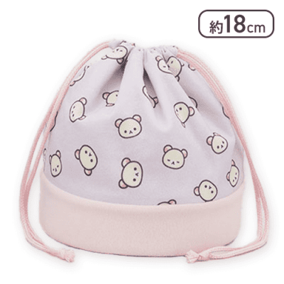 【コリラックマ】リラックマ NEW BASIC RILAKKUMA 巾着ポーチ