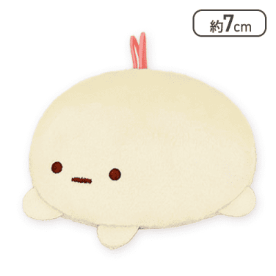【たぴおか(イエロー)】すみっコぐらし みにっコよこむきぺたんこちびマスコット